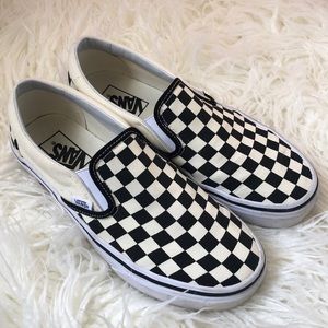 Checkered off white vans